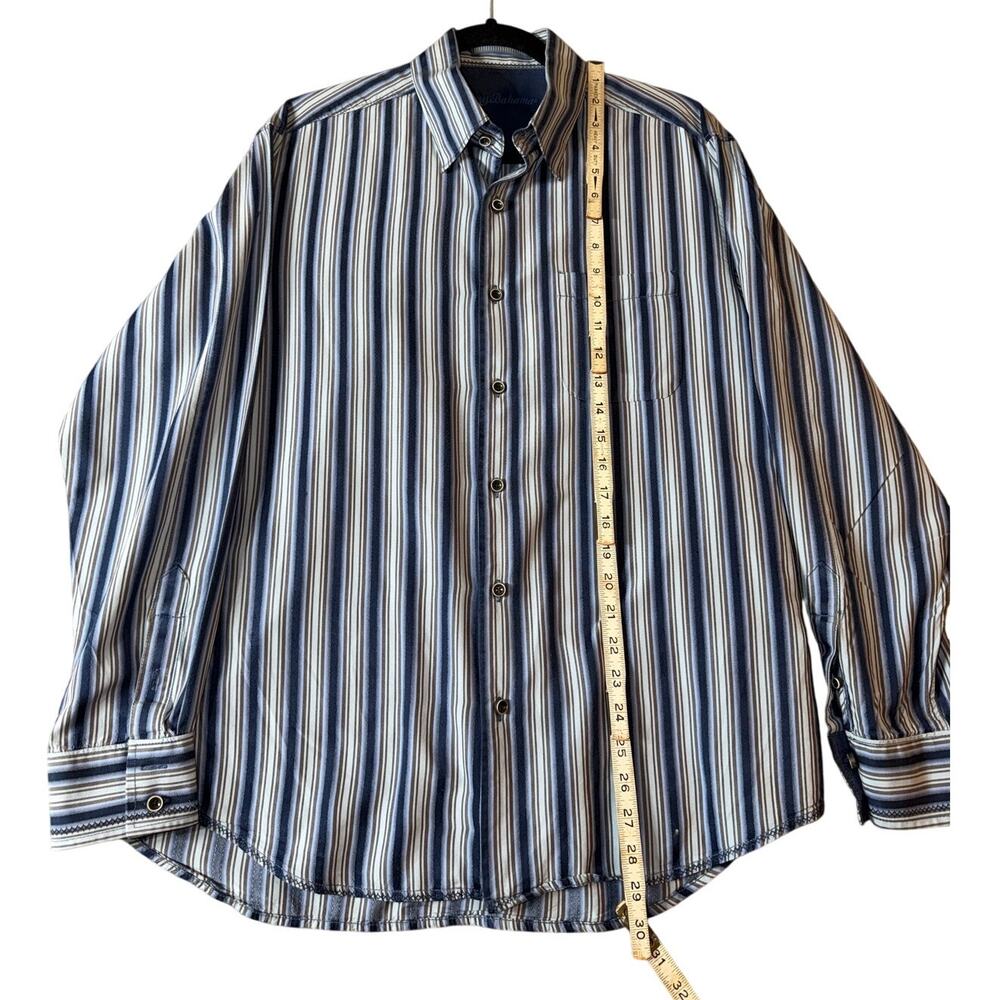 Tommy Bahama LS Button Down Shirt, 100% Silk, Men's Medium